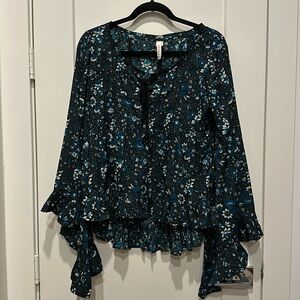 Raga Boho Floral Blouse – Size Small